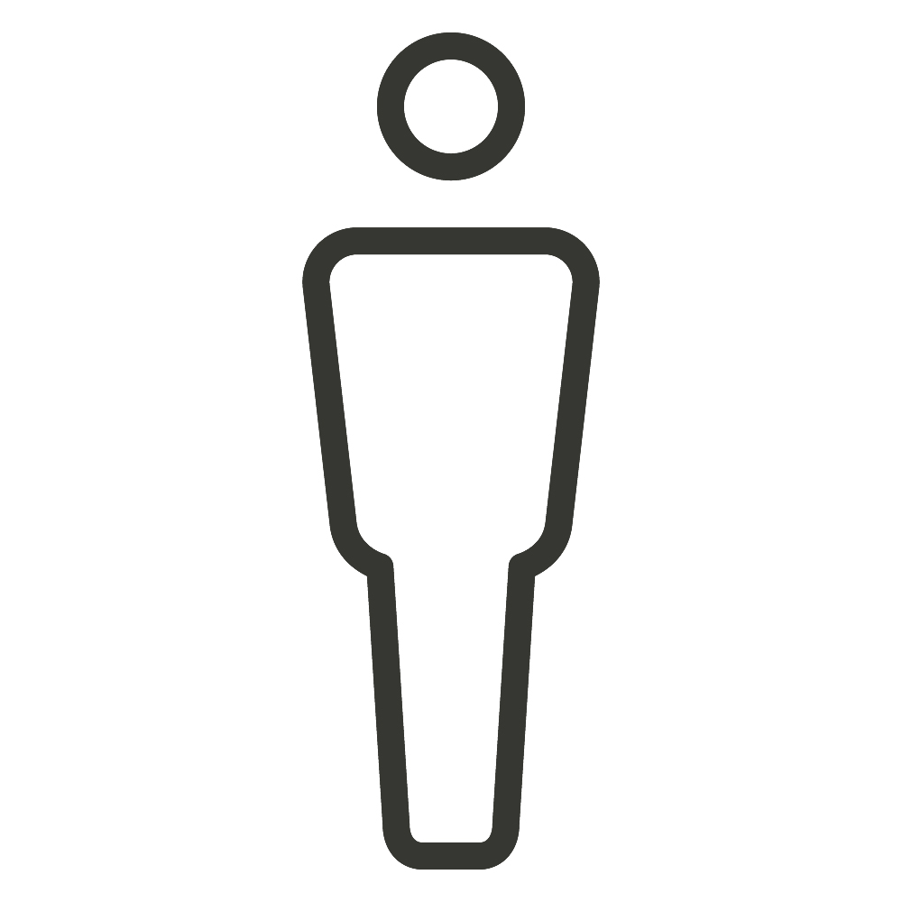 Türfolierung Icon anthrazit