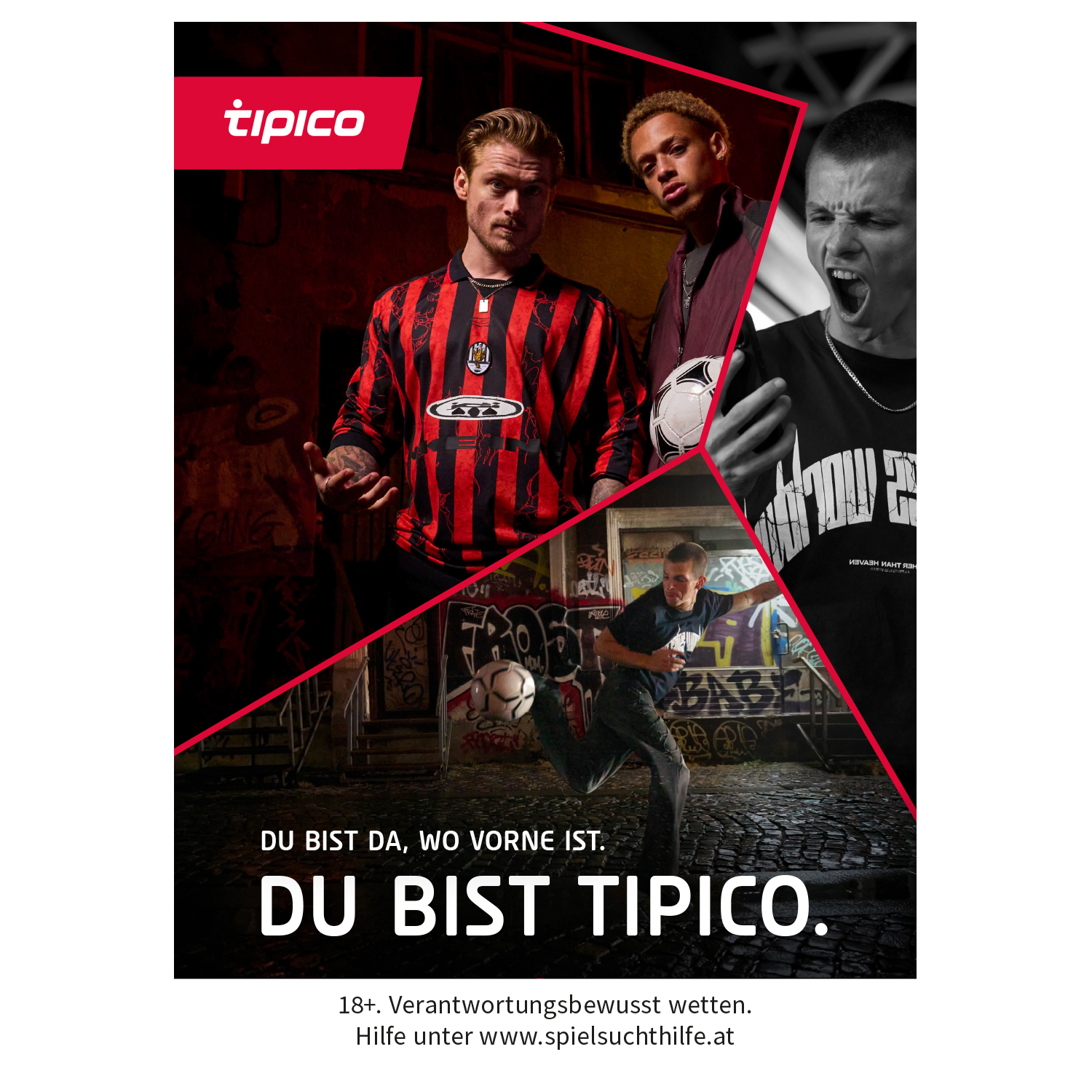 Plakat Österreich "DU BIST TIPICO" Vorne.