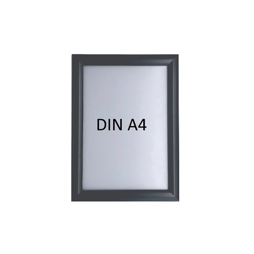 Klapprahmen DIN A4 schwarzgrau