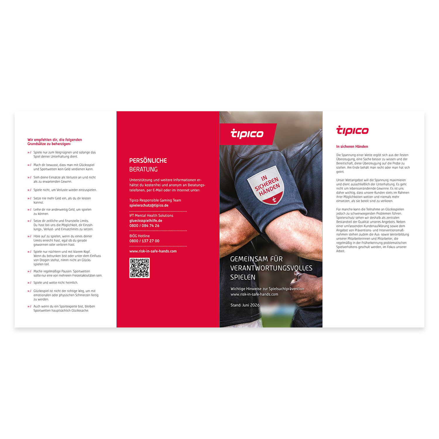 Flyer Deutschland "Suchtprävention"
