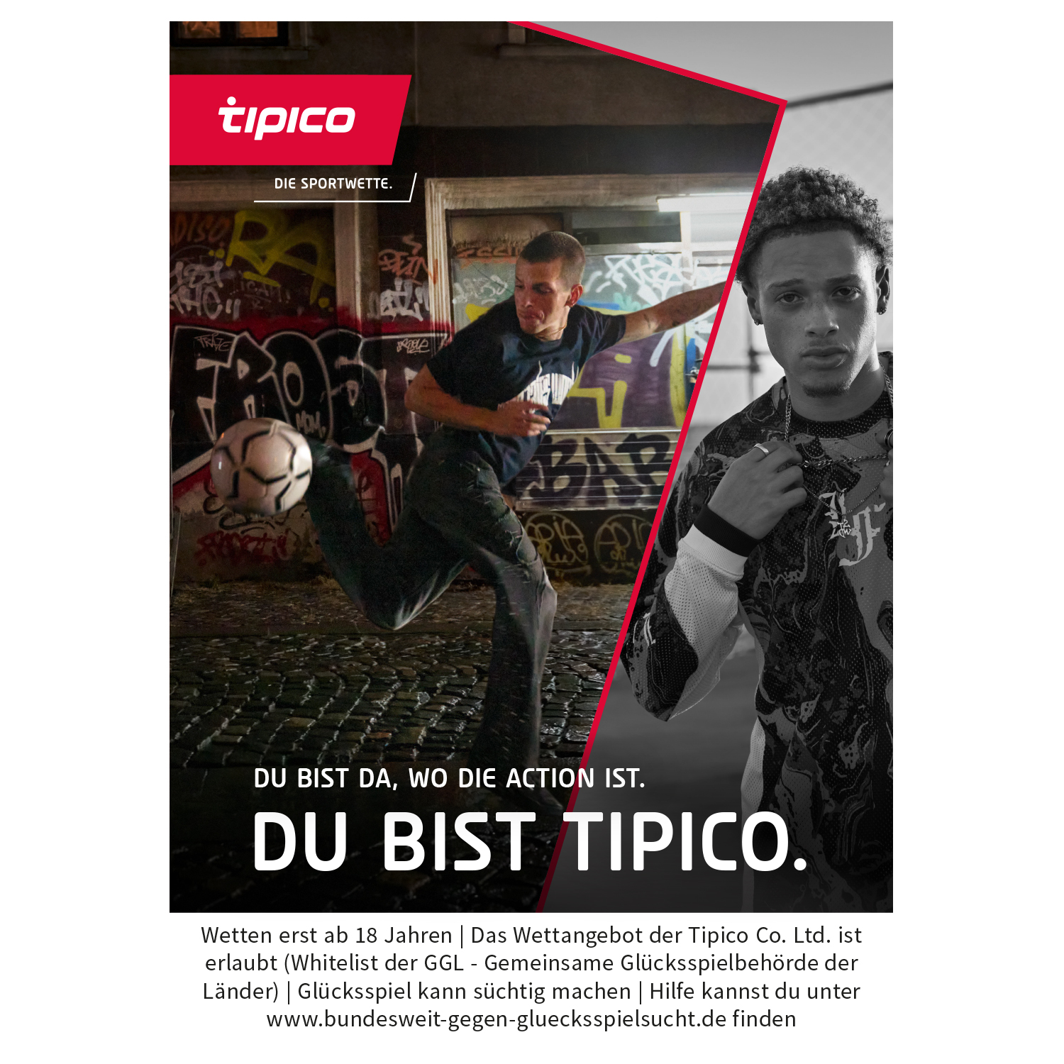 Plakat Deutschland "DU BIST TIPICO" Action. A1