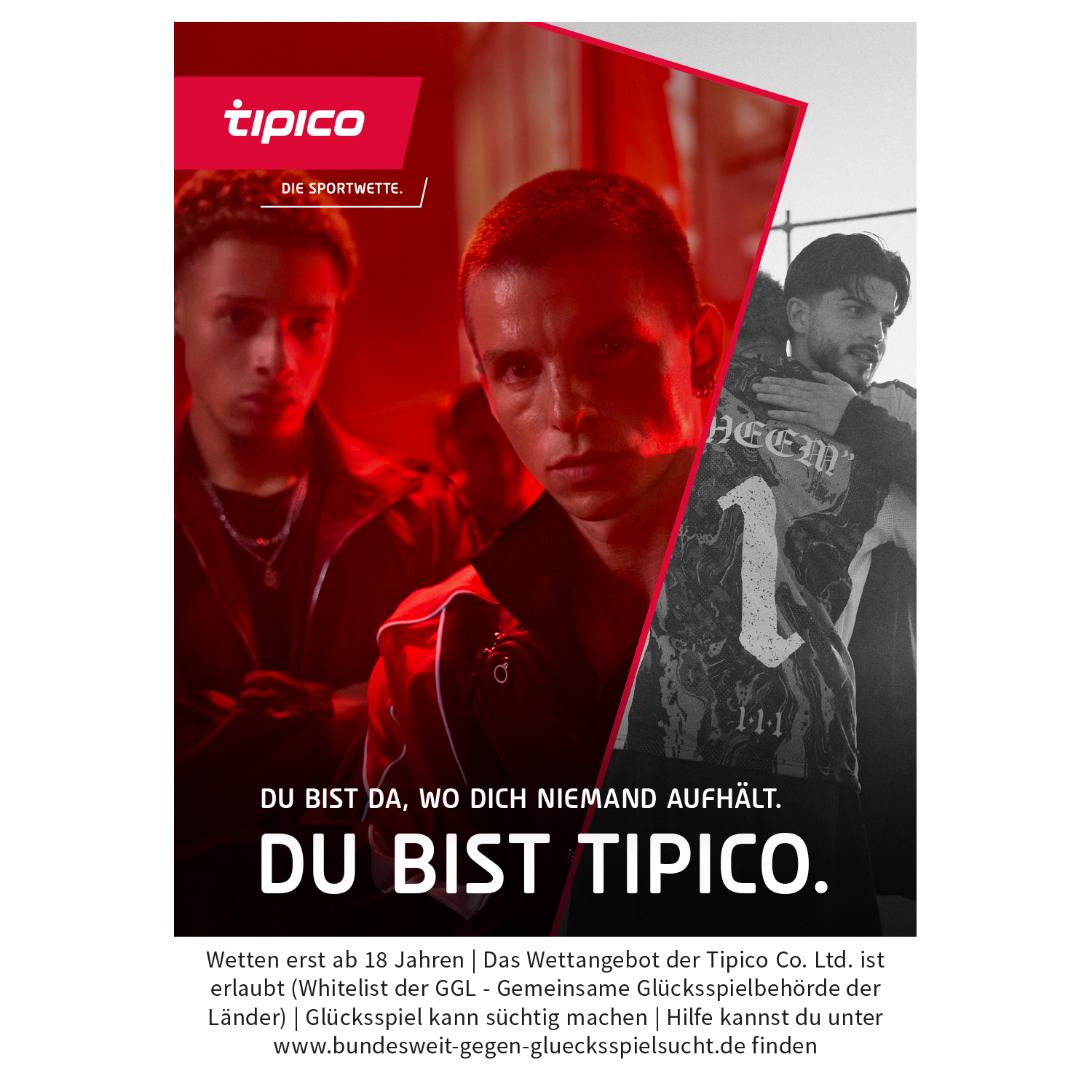Plakat Deutschland "DU BIST TIPICO" Aufhalten. A1