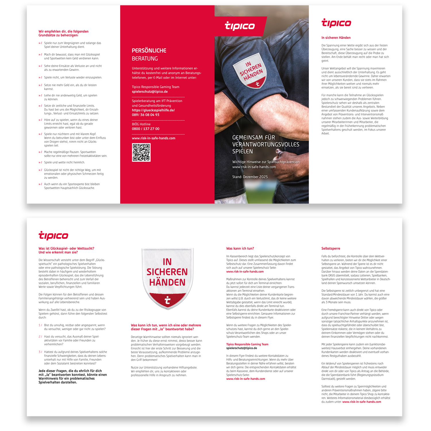 Flyer Deutschland "Suchtprävention"