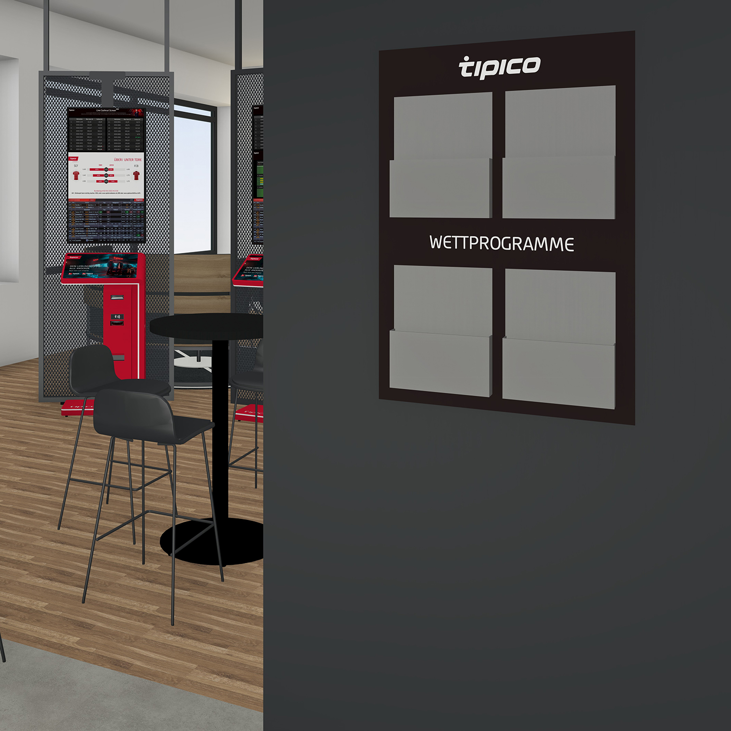 Wettprogrammhalter 4er