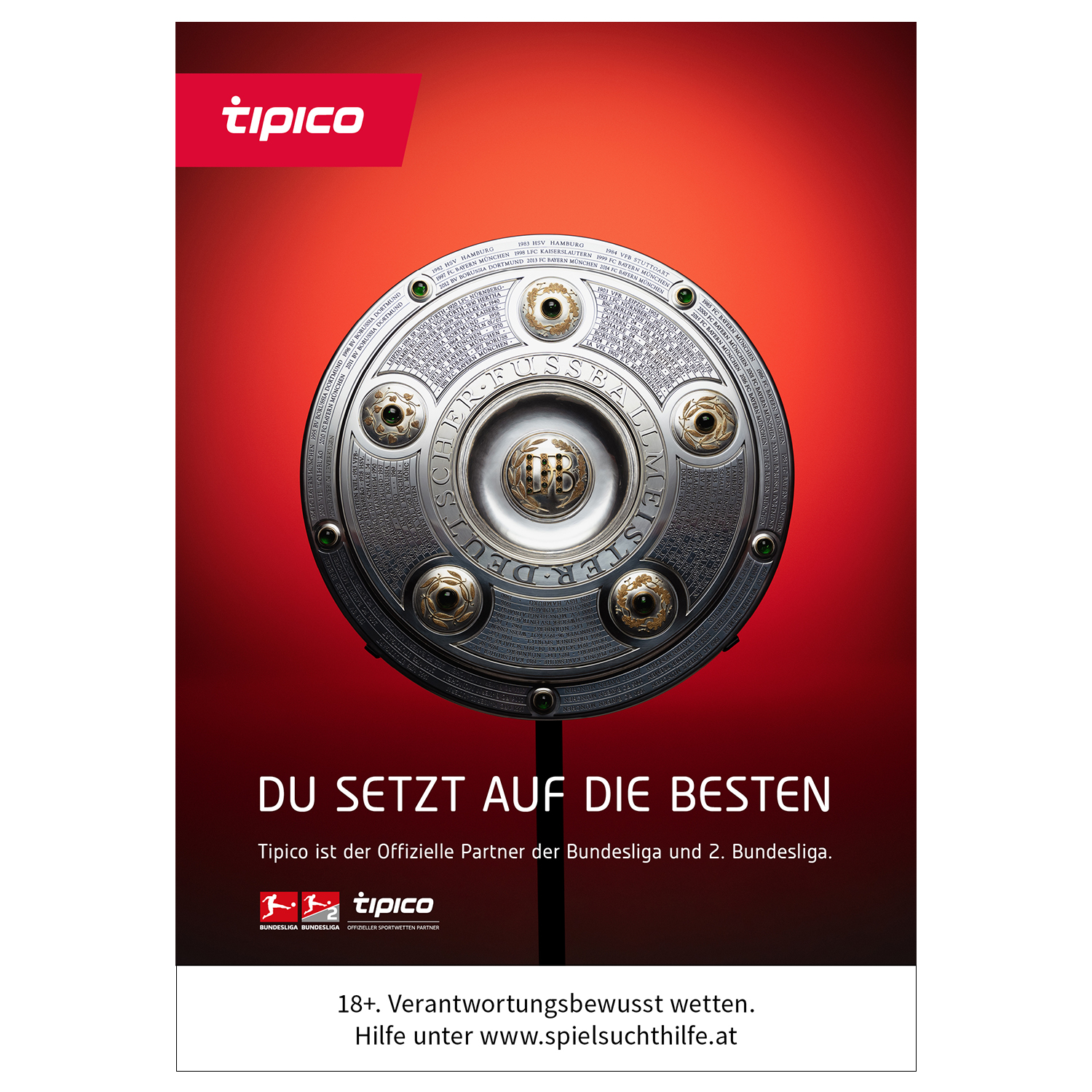 Plakat Österreich "MEISTERSCHALE" Die Besten. A1