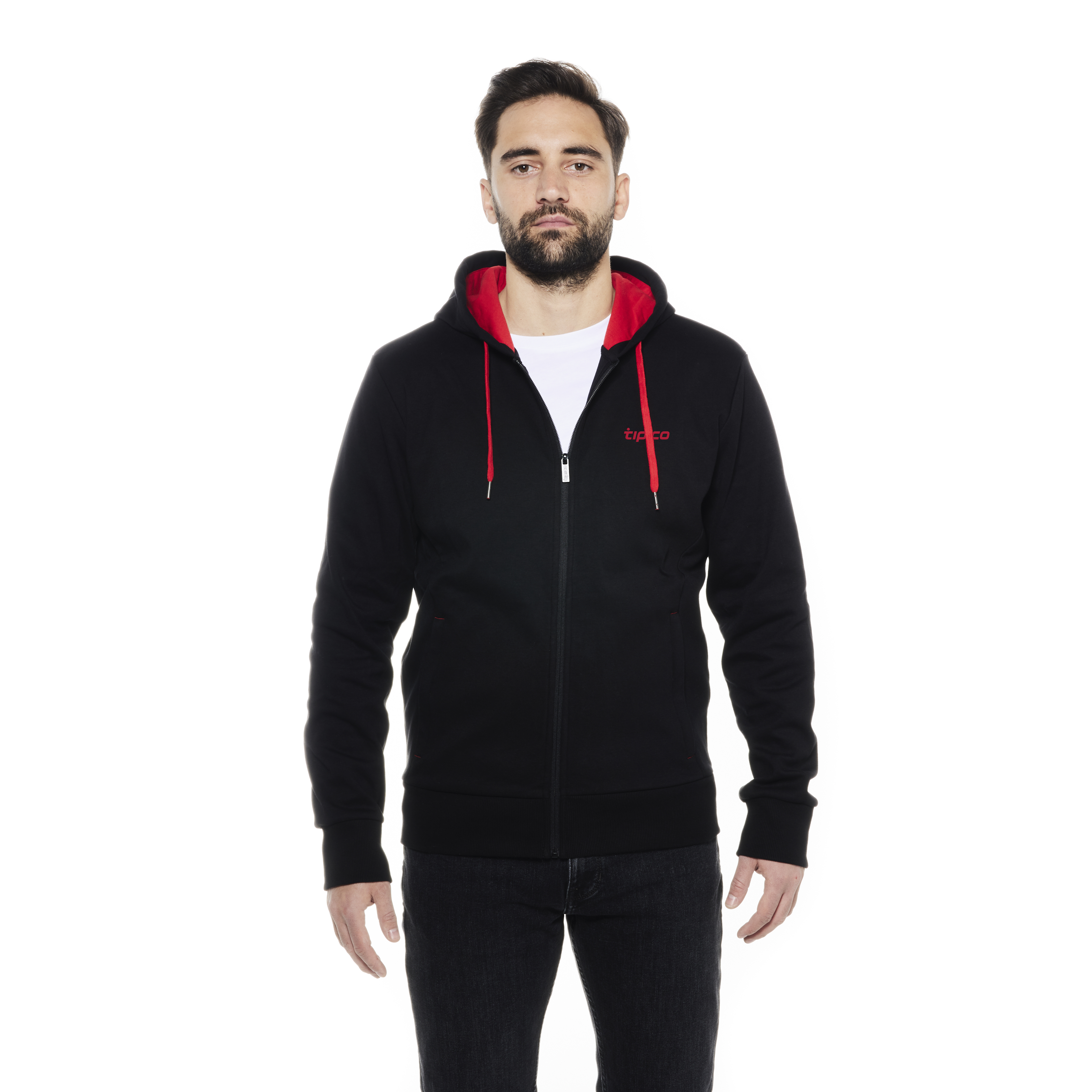 Zip Jacke Hoodie Herren "tipico"