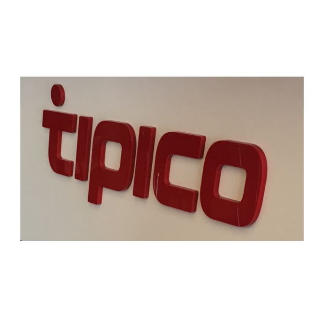 Tipico Acryl-Schriftzug